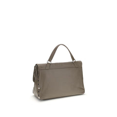 Gray Calf Leather Bos Taurus Shoulder Bag
