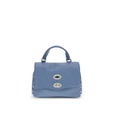 Blue Calf Leather Bos Taurus Shoulder Bag