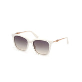 White Resin Sunglasses