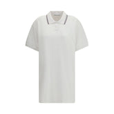 White Cotton Casual Dress