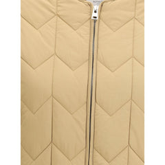 سترة بولياميد بنية اللون