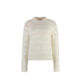 White Elastane Sweatshirt