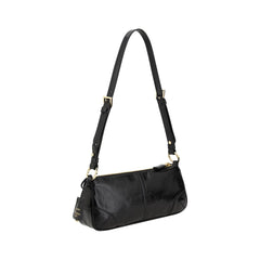 Black Calf Leather Bos Taurus Shoulder Bag