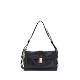 Black Calf Leather Bos Taurus Shoulder Bag