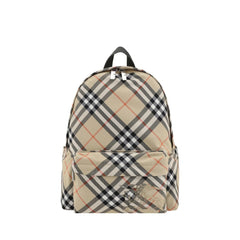 Beige Polyester Backpack