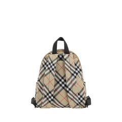Beige Polyester Backpack