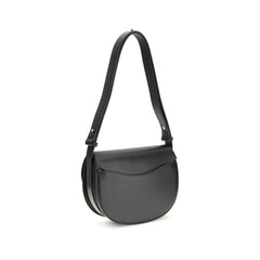 Black Calf Leather Bos Taurus Shoulder Bag