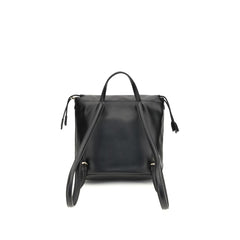 Black Calf Leather Bos Taurus Backpack
