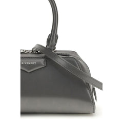 Gray Calf Leather Bos Taurus Shoulder Bag