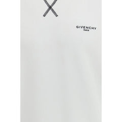 سويت شيرت قطني أبيض