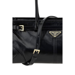 Black Calf Leather Bos Taurus Shoulder Bag