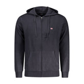 Blu Poliestere Men Cardigan
