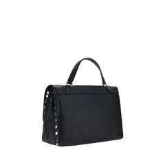 Black Calf Leather Bos Taurus Shoulder Bag