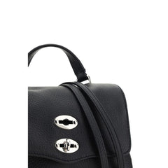 Black Calf Leather Bos Taurus Shoulder Bag