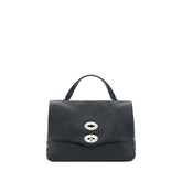 Black Calf Leather Bos Taurus Shoulder Bag