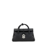 Black Calf Leather Bos Taurus Shoulder Bag