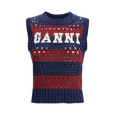 Blue Recycled Cotton Sweatshirt