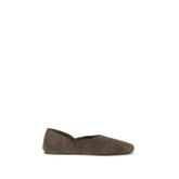 Brown Calf Leather Bos Taurus Ballet Flats