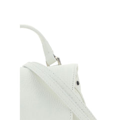 White Calf Leather Bos Taurus Shoulder Bag