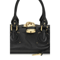 Black Buffalo Leather Shoulder Bag