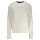 White Cotton Women Sweatshirt