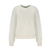 Bianco Cotton Women Sweatshirt