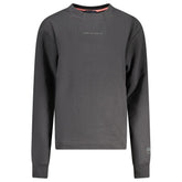 Black Cotton Women Sweatshirt