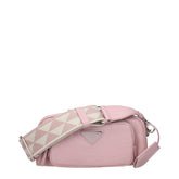 Pink Leather Crossbody Bag
