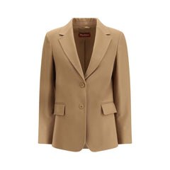 Beige Fleece Wool Coat