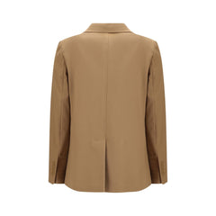Beige Fleece Wool Coat