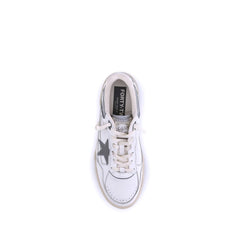 Gray Calf Leather Bos Taurus Chunky Sneakers