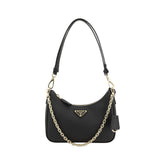 Black Calf Leather Bos Taurus Shoulder Bag