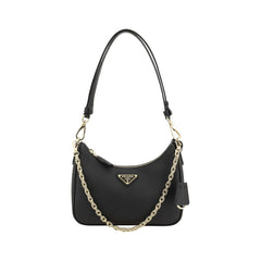 Black Calf Leather Bos Taurus Shoulder Bag