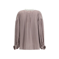 Bordeaux Viscose Pattern Shirt