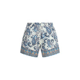 Multicolor Polyester Short And Mini Shorts
