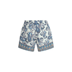 Multicolor Polyester Short And Mini Shorts
