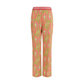 Multicolor Polyester Pants