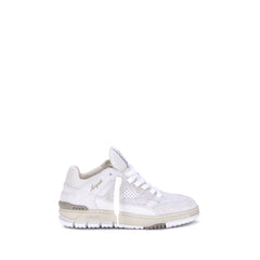 Beige Calf Leather Bos Taurus Sneakers