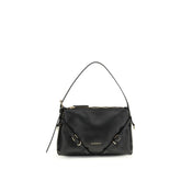 Black Calf Leather Bos Taurus Shoulder Bag