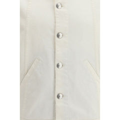 White Cotton Denim Jacket