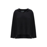 Black Cashmere Sweatshirt