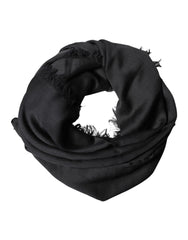 Black Lace Stole Neck Wrap Shawl Scarf