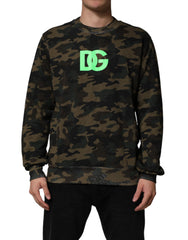 Multicolor Camouflage Men Sweatshirt Sweater