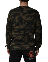 Multicolor Camouflage Men Sweatshirt Sweater