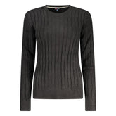 Black Viscose Women's Sweater