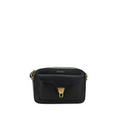 Black Calf Leather Bos Taurus Shoulder Bag