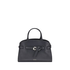 Black Calf Leather Bos Taurus Handbag