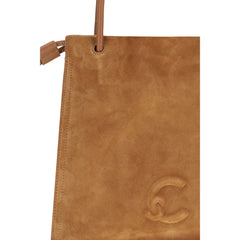 حقيبة يد من جلد العجل البيج Bos Taurus