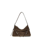 Brown Calf Leather Bos Taurus Handbag