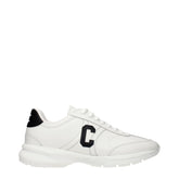 White Leather Athletic Sneakers